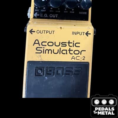 Boss AC-2 Acoustic Simulator (Silver Label) 1997 - 2006 - Yellow - X17181 image 2