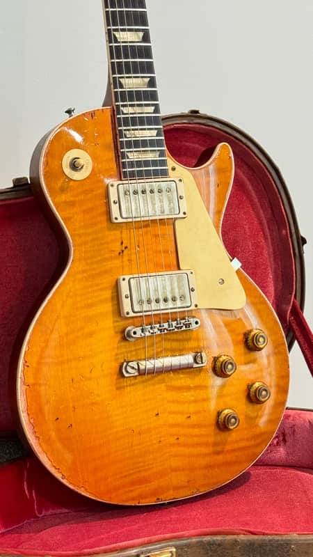 Gibson Custom Shop Les Paul Standard R9 (1959 reissue) Heavy Relic Tiger Burst with custom PAFs! image 1