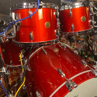 Gretsch USA Custom 6pc kit - Candy Apple Red Gloss (Video Demo) image 3
