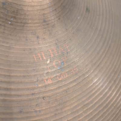 Sabian B20 14" Hihats 1980s image 15