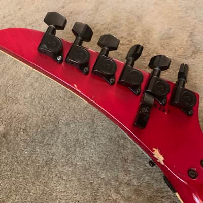 Kramer American Series Stagemaster Deluxe I late 1980's Translucent Red image 11