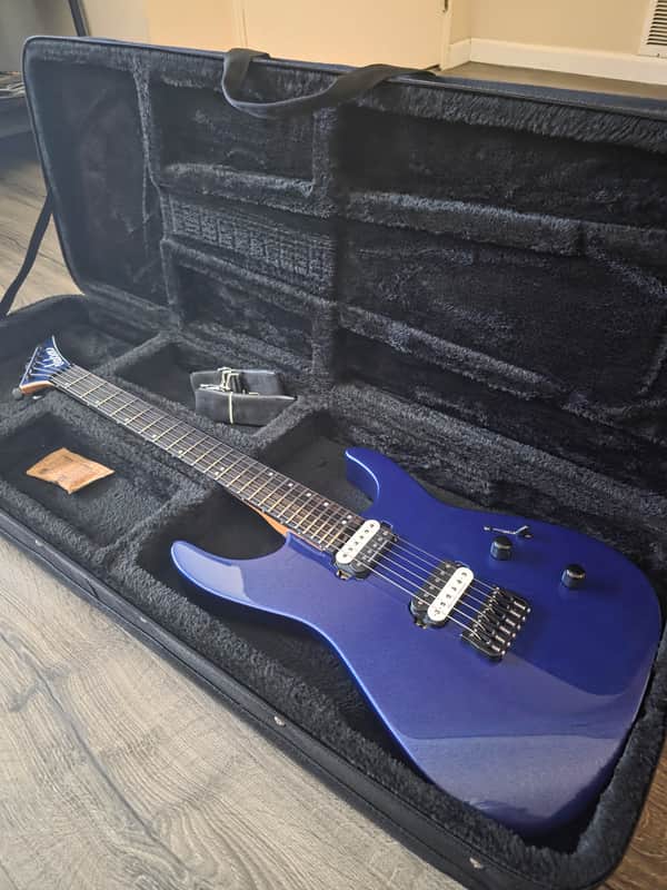 Jackson American Series Virtuoso HT with Streaked Ebony Fretboard 2024 - Present - Mystic Blue image 1