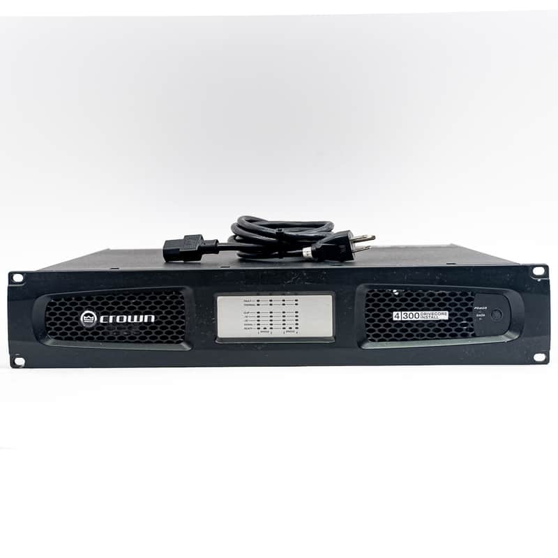 Crown Audio DCI 4/300 DriveCore Install Analog Series  4-Channel Power Amplifier image 1