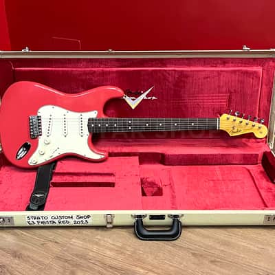 Fender Stratocaster Custom Shop Journeyman 1963 Time Machine Fiesta Red 2023 image 11