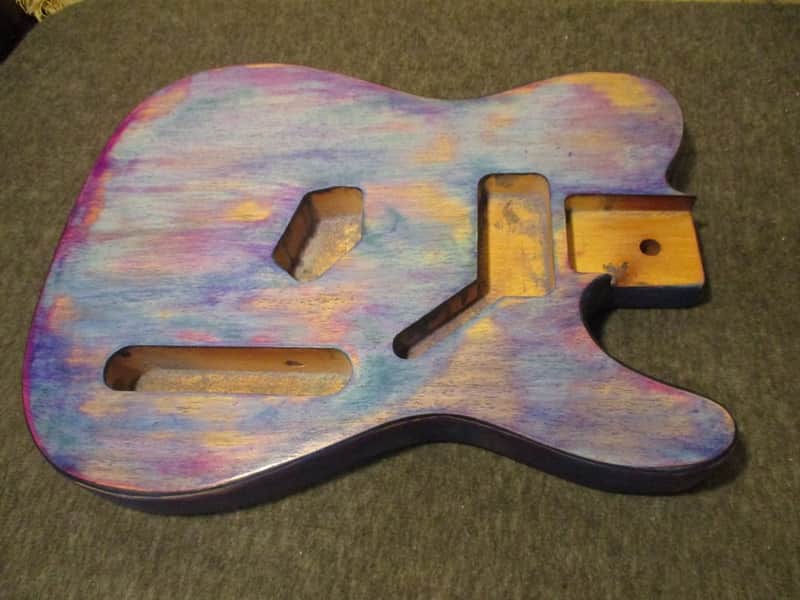 Dyed Basswood Telecaster Body image 1