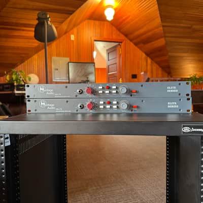 (2) Heritage Audio HA-73 Elite Series Single-Channel Mic Preamp 2017 - 2019 - Blue image 2