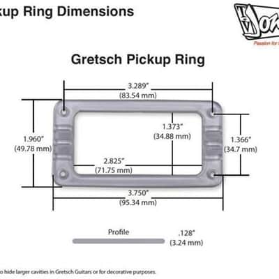 Gretsch® HS Filtertron Gold Bridge & Neck Pickup Set~Bezels Included~Japan~Brand New image 9