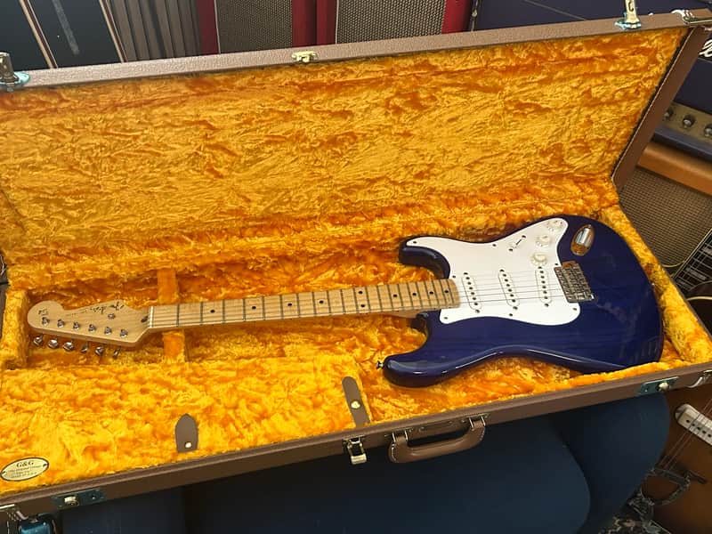 Fender Custom Shop 60th Anniversary 54 Stratocaster NOS 2014 Blue Transparent RARE image 1