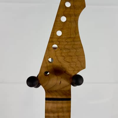 Warmoth Warhead Headstock Electric Guitar Neck 2025 - Roasted Flame Maple image 1