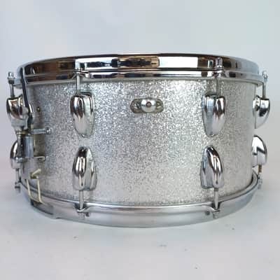 Slingerland #20B 7x15" Concert Radio King Snare Drum Silver Sparkle 10/10/58 3Pt image 5