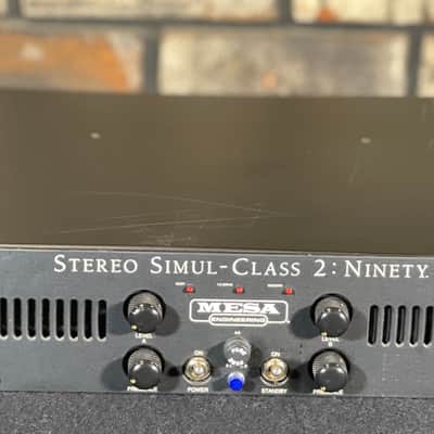 Mesa Boogie Stereo Simul-Class 2:Ninety 2-Channel 90-Watt Power Amplifier 1992 - 2013 Black image 1