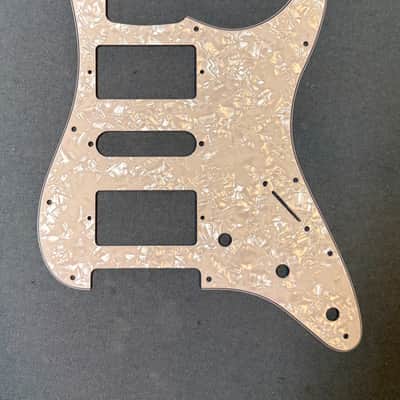 Warmoth Pearl HSH Strat Pickguard 2026 Mint image 1