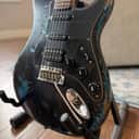 Fender ’59 Custom Shop Strat HSS Black over Blue Sparkle Super Heavy Relic