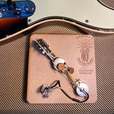 General Vintage Tone Telecaster Prewired harness electronics 1966 - 1970 True vintage NOS RMC capacitors 1 image 7