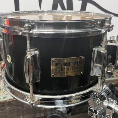 Pork Pie - Mark Schulman Collection 5.5x10" USA Custom Maple Popcorn Snare Drum 1994 — Black image 8