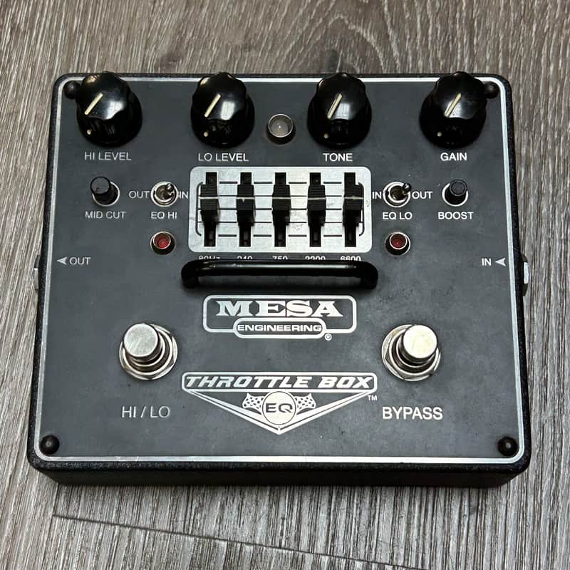 Mesa Boogie Throttle Box EQ Overdrive Pedal 2010s - Black image 1