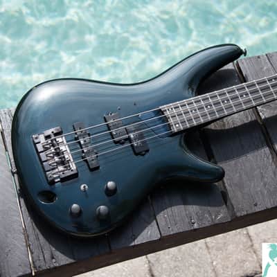 1991 Ibanez SDGR SR1000 (SR-1000) Dark Blue - Made in japan - Ebony Fretboard - Active Electronics image 3