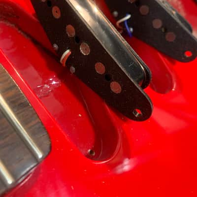 Squier Contemporary Stratocaster HSS MIJ 1987 Torino Red Japan w/ Hard Case image 22
