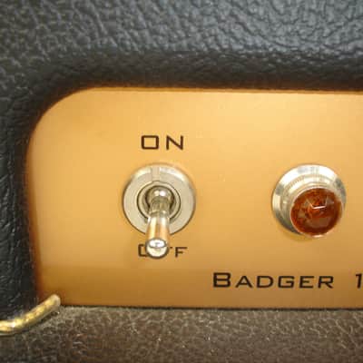 Suhr Badger 18 18-watt Tube Guitar Amp Head, Black Tolex/Gold Faceplate image 7