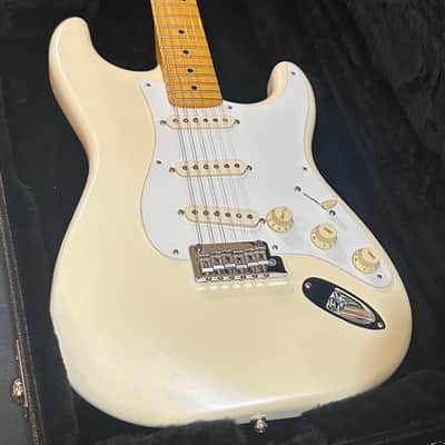 Fender American Lincoln Brewster Stratocaster USA Electric Guitar 2024 - Olympic Pearl image 12