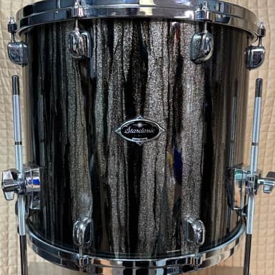 Tama Starclassic Walnut Birch 16” floor tom Black Clouds and Silver Lining 16x14 image 9