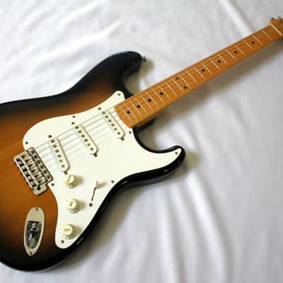 Fender Japan Stratocaster ST57-DMC Vintage Guitar Dimazio Pickups 1994-95 Sunburst +Tremolo arm&bag image 2