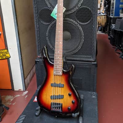 Sleeper! Brand New Johnson 5 String Sunburst Finish Bass Guitar - Looks & Plays & Sounds Excellent! image 1