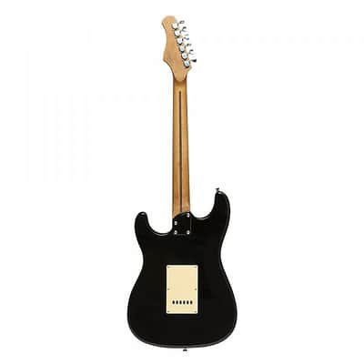 Stagg Electric Guitar Series 55 With Solid Paulownia Body Ses-55 Blk image 2