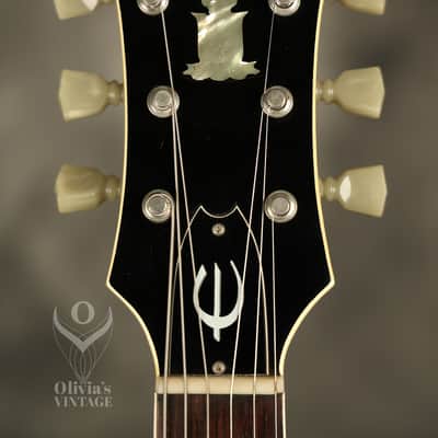 1965 Epiphone A412 Triumph Sunburst with wide nut width image 3