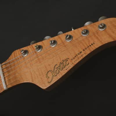 Xotic XSC-2 California Classic with 5A Roasted Flame Maple Neck - Surf Green image 6