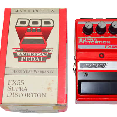 DOD FX55 Distortion Guitar Effects Pedal w/ Box image 1
