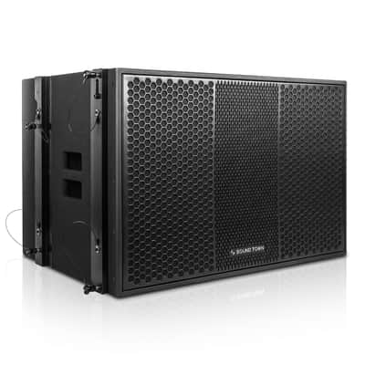 ZETHUS-118S210X4 | ZETHUS Series Line Array Speaker System w/ 1 x 18" Subwoofer, 4 x Dual 10” Loudspeaker, Black for Live Sound, Clubs, Bars, Churches and Schools image 2
