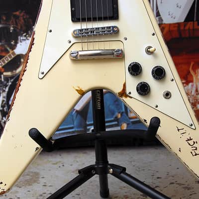 Iconic ELECTRA V shape vintage guitar - Metallica James Hetfield Gibson copy image 3