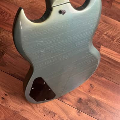 1964 Gibson SG Standard with Maestro Vibrola Pelham Blue image 10