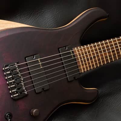 LAB Guitars Custom 7 String 2024 - Black Cherry Fade image 11