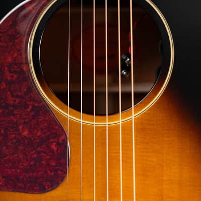 Epiphone J-45 Standard Acoustic/Electric Guitar - Vintage Sunburst with Gig Bag image 9