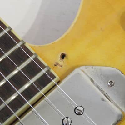 2013 Epiphone Wildkat Antique Natural Semi Hollow Electric Guitar image 13