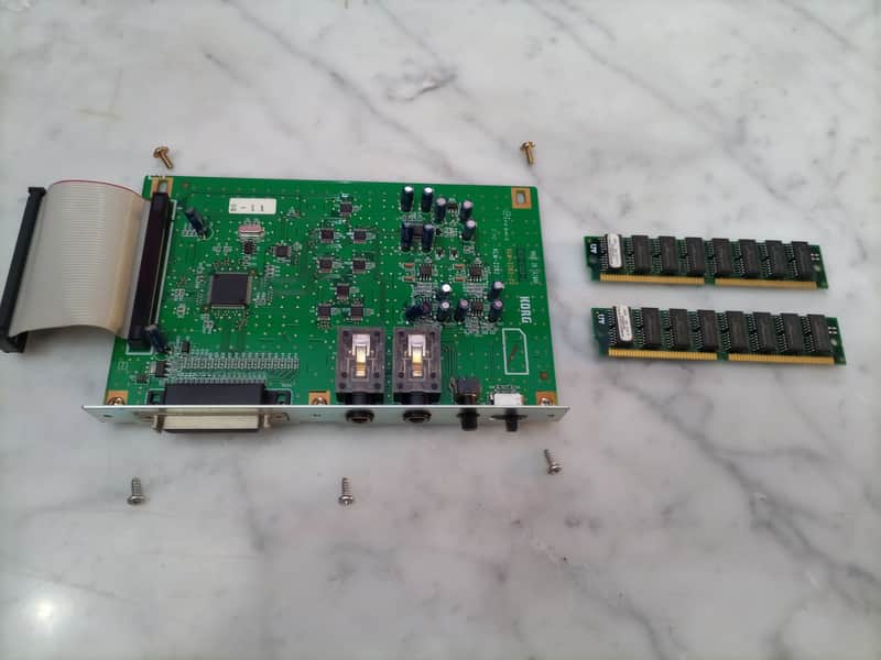 Korg EXB-SMPL board for Triton LE TR sampler sampling into you