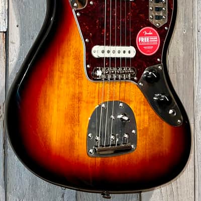 Squier Classic Vibe '70s Jaguar - 3-Tone Sunburst, In Stock Ships Fast Support Indie Music Shops ! image 3