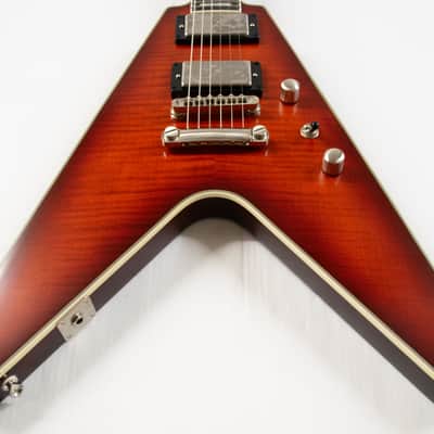 Epiphone Flying V Prophecy Electric Guitar - Aged Bengal Tiger Burst image 2