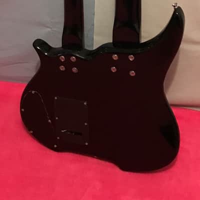 NEW DOUBLE NECK GUITAR BASS COMBO SIX STRING GUITAR FIVE BASS HARDE CASE INCLUDED TWO INPUT JACKS image 5