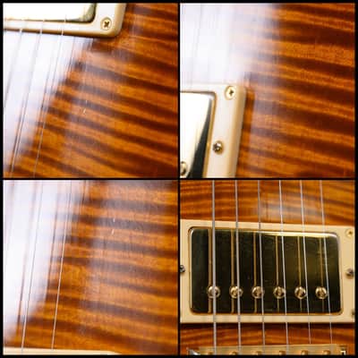 PRS 20th Anniversary Custom 22 Flame Maple Top Violin Amber Sunburst 2005 w/ OHSC image 13