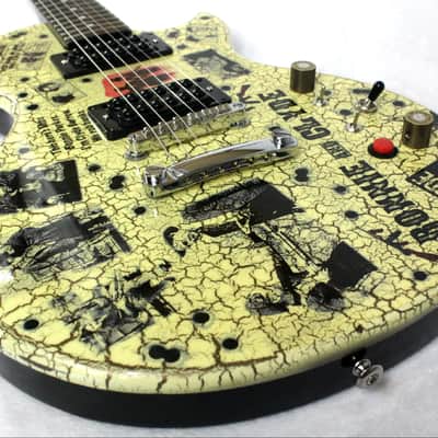 Custom Crackle Painted and Upgraded Epiphone LP Special ll Guitar with Matching Headstock image 21