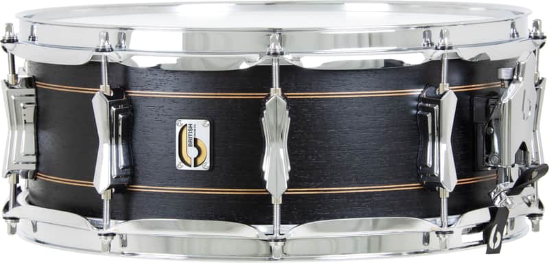 British Drum Co. MER-14-55-SN Merlin Series. Maple and Birch Snare 5.5" x 14" image 1