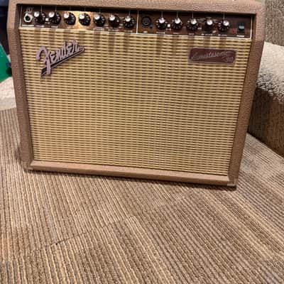 Fender Acoustasonic Junior DSP 2-Channel 2 x 40-Watt 2x8" Acoustic Guitar Amp with Onboard Effects 2004 - 2011 - Brown image 1