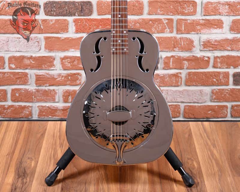 Johnson AXL-998 Nickel/Silver Plated Resonator Guitar | Reverb Sweden
