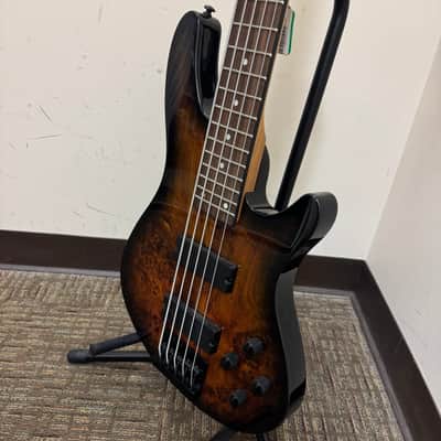 Schecter Diamond Series C-5 Standard Tobacco Burl image 4