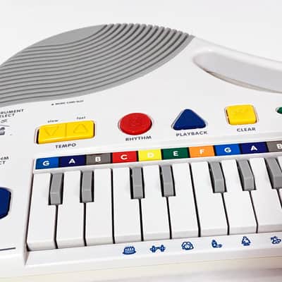 Vintage Playskool Kid Keys PS-635 Keyboard Synth Toy Circuit Bending Project Tested Works 1993 Audio image 5