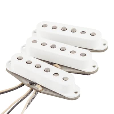 Fender Custom Shop Custom '69 Strat/Stratocaster Single Coil Pickups Set (White) image 1