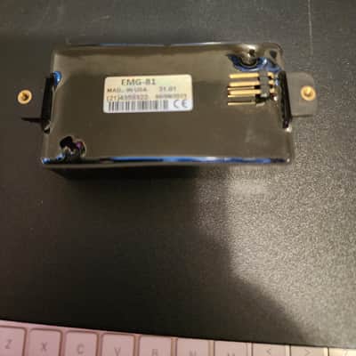 EMG 81-B Active Bridge Humbucker 2010s - Black image 2